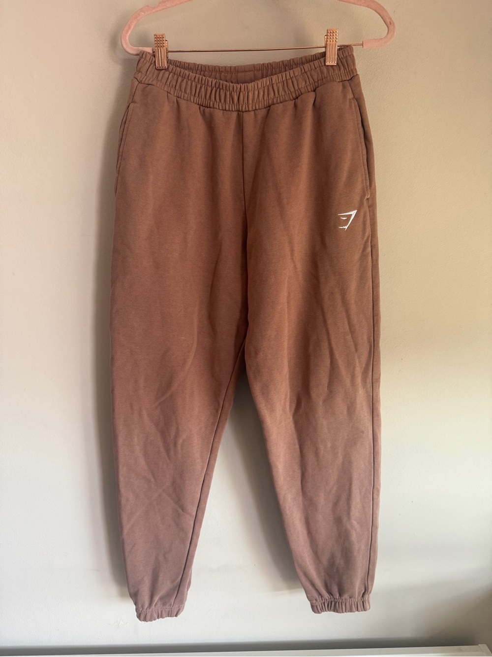 Gymshark Training Oversized Joggers Mauve Brown High Rise XS